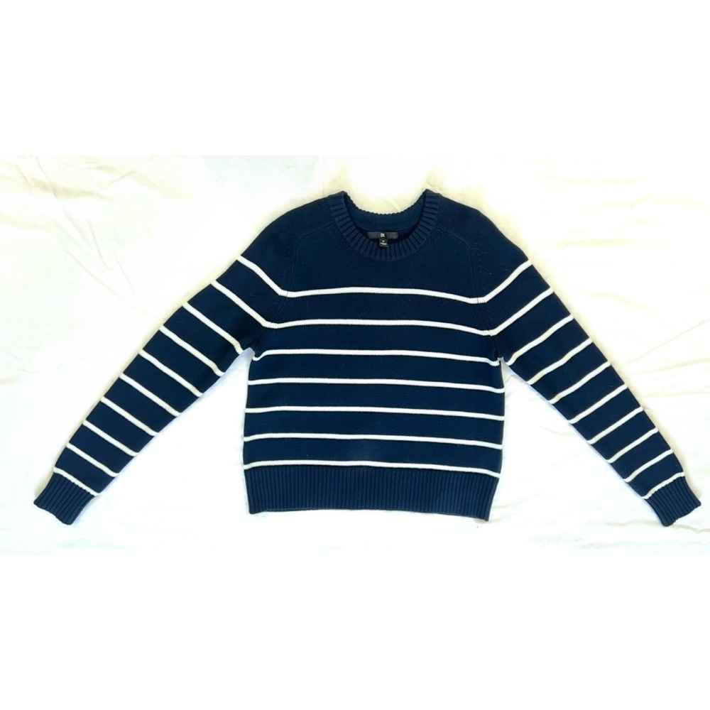 Cotton-silk crew neck sweater - Picture 2 of 8